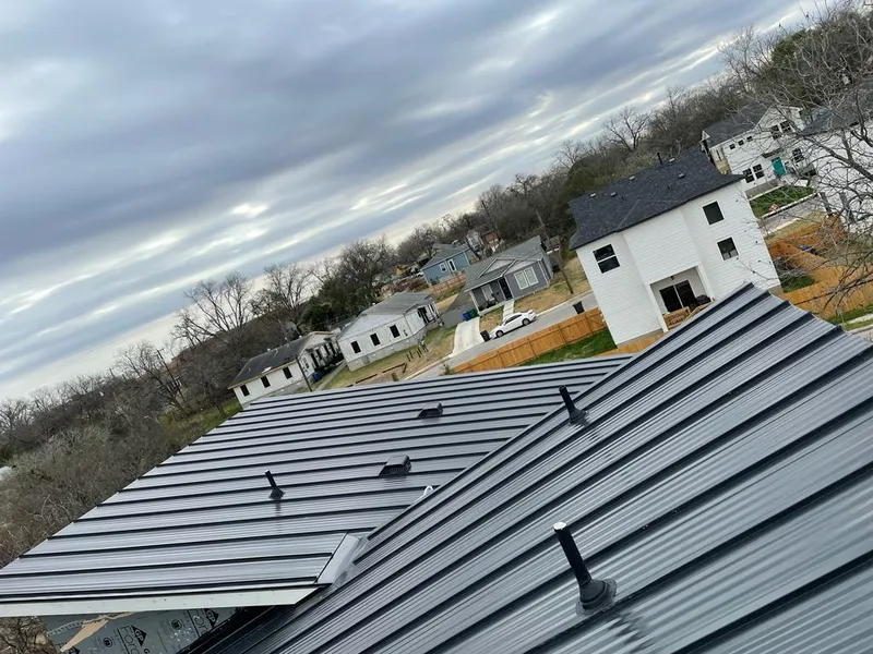Standing seam metal roof panels with vents for Skylight Repair in Bridgeton